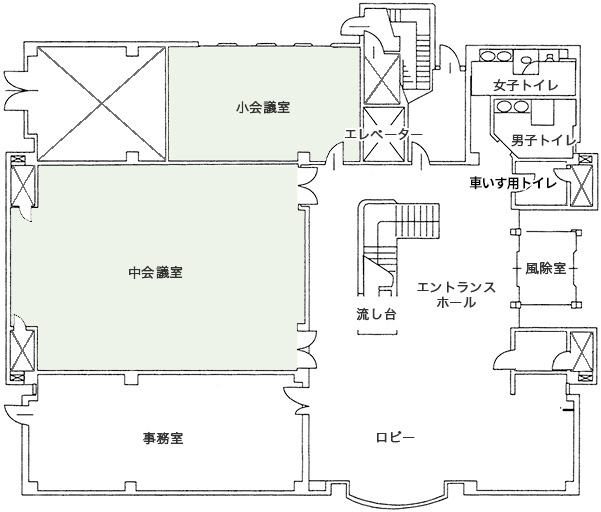 1F案内図